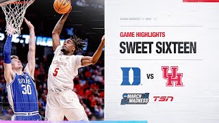 NCAA Men’s March Madness Highlights 4 Duke vs 1 Houston [upl. by Sivi]