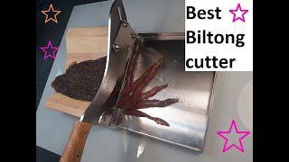 Best Biltong cutter [upl. by Oidivo]