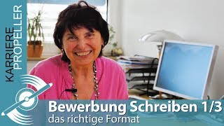 Bewerbung Schreiben 13 richtiges Format [upl. by Egni]