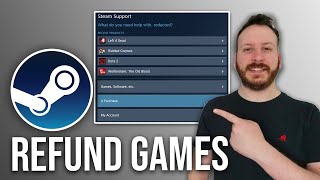 How To Refund Games On Steam [upl. by Anilag39]