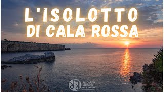 Isolotto di Cala Rossa a Terrasini Palermo 4K [upl. by Zetnod]