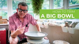 170 How to Trim a Large Platter or Bowl [upl. by Newfeld]