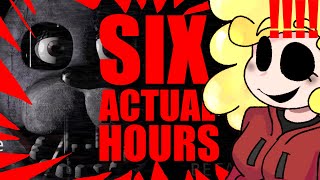 working an actual Six Hour Long shift at Freddys FNaF In Real Time STREAMING TIL I WIN [upl. by Ahsilrae353]