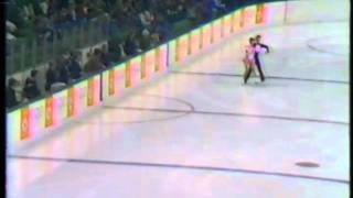 1984 Winter Olympics  Ice Dance Compulsory Dances Rhumba  Part 2 [upl. by Enneyehs]