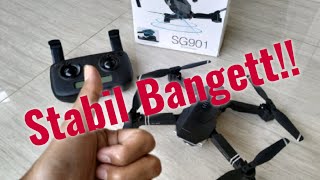 Review Drone terbaru SG901 Dual kamera upgrade SG900 [upl. by Candless]