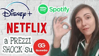 Vedere NETFLIX e DISNEY quasi GRATIS con GAMSGO [upl. by Ahseat]