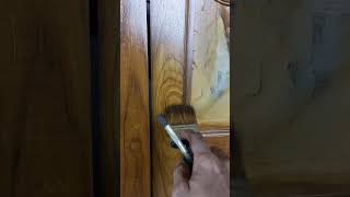 Wood graining പെയിന്റ് അടിച്ചു തേക് ഡിസൈൻ വരക്കാം [upl. by Aneer]