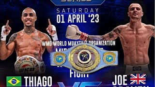 Thiago Teixeira vs Joe Craven WMO world champion 02042023 [upl. by Anasor]