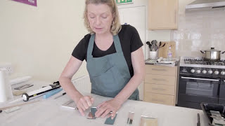 No 9 of 19  How to Cut Thin Strips for Glass Mosaic [upl. by Aela]