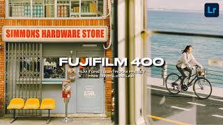 Fujifilm 400 Lightroom Preset  Free Lightroom Film Presets Free DNG [upl. by Yr]