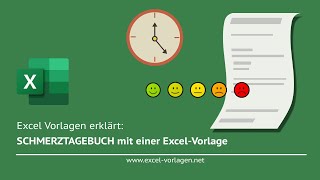 📅 Schmerztagebuch mit Skala oder Smileys – Kostenlose ExcelVorlagen erklärt [upl. by Rama855]