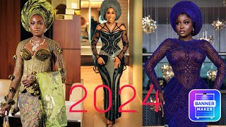 2024 Latest Aso Ebi Styles Most Gorgeous Lace and Aso Ebi for Wedding Guest [upl. by Anastasio738]