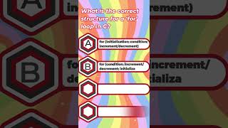What is the correct structure for a ‘for’ loop in C Programing cconsoleapplication forloop [upl. by Mcferren770]