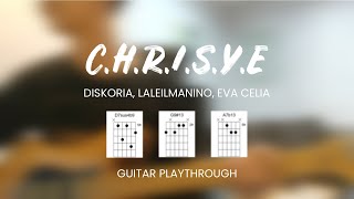 CHRISYE  Diskoria Laleilmanino Eva Celia GUITAR COVER  CHORDS [upl. by Ozzy176]