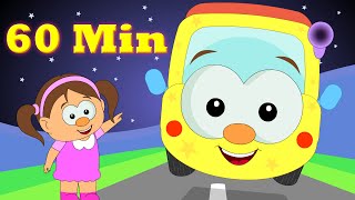 Wheels On The Bus  Plus Lots More Popular Nursery Rhymes Collection For Babies From HooplakidzTV [upl. by Jennine]