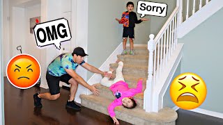 Cant BELIEVE George Pushed Suri DOWN The STAIRS Shocking  Jancy Family [upl. by Franza]