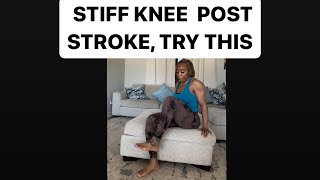 How to bend knee post stroke [upl. by Honor]