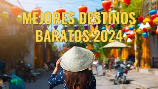 CONOCE LOS MEJORES DESTINOS BARATOS E INCREÍBLES DE 2024 🌎 GUÍA DE VIAJE 🎥 PARTE 1 [upl. by Heriberto]