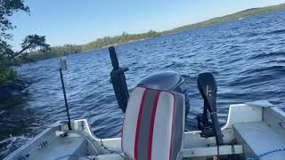 Aggressive Waves on Lake Temagami Southwest Arm [upl. by Eceined]