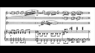 Darius Milhaud Quartet for Flute Oboe Clarinet and Piano with score [upl. by Tatianna51]