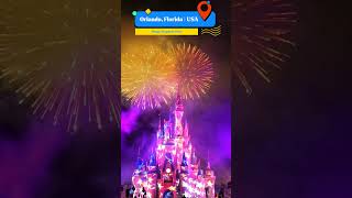 Magic Kingdom Park  4th July Fireworks  Orlando 4thofjuly fireworks shorts magickingdom [upl. by Ashbaugh881]