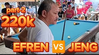 part2 220k efren bata reyes🆚 jeng Gapan race23 [upl. by Namijneb414]