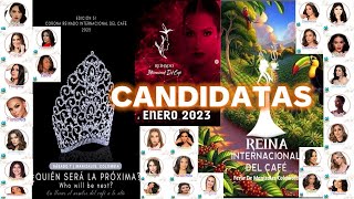 Reinado Internacional del Cafe 2023 Conociendo las candidatas en su edición 51° Manizales Colombia [upl. by Artenra]