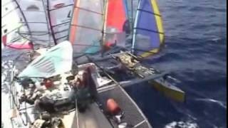 Traversée Atlantique AR en praoplanche à voiles [upl. by Hsilgne]