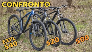 MTB ROCKRIDER EXPLORE  Confronto e differenze [upl. by Stanwin]