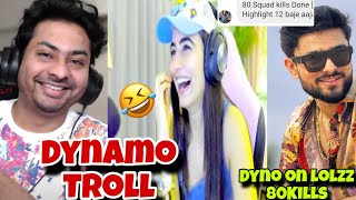 Dynamo Heavy Troll Srishti 🤣 Dyno On Dream Car 🚗 React On Lolzz [upl. by Aremmat621]