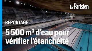 Paris 2024  les bassins du Centre aquatique olympique enfin remplis [upl. by Ferneau]