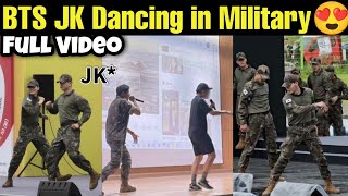 Full Video BTS Jungkook Dancing in Military 😍 JK Dance Performance in Military Camp ❤️ bts jk v [upl. by Nottnerb]