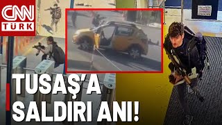 SON DAKİKA🚨 TUSAŞa Saldırı Anının En Net Görüntüsü CNN TÜRK Saldırının Olduğu Noktada [upl. by Derril]