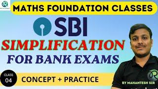 Simplification Tricks for SBI Clerk amp Bank Exams  By Mahantesh sir banking sbiclerk [upl. by Yrmac1]