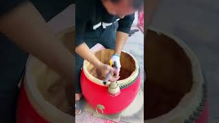 The process of removing nails from the drum [upl. by Eivets819]