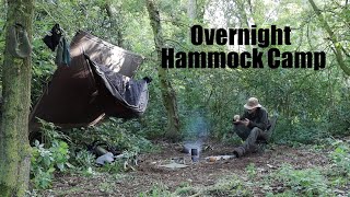 Solo Woodland Hammock Camp Campfire Cooking Ribeye Steak Twig Stove Bannock [upl. by Manvel]