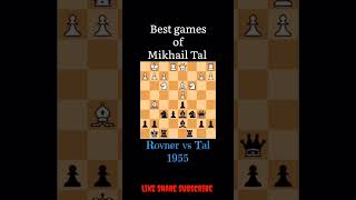 Part 2 Incredible finish by Tal 😱😱 chessolympiad2024 chess shorts ytshorts [upl. by Bonnice]