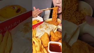 KFC full menu eating challenge 🤤😋 asmr eating mukbang challenge [upl. by Nugesulo]