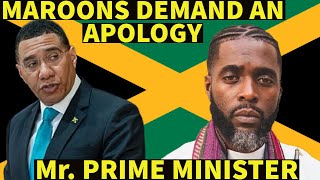 SHOCKING JAMAICAN MAROONS DEMAND SOVEREIGNTY AND A PUBLIC APOLOGY FROM JAMAICAN PRIME MINISTER [upl. by Seebeck550]