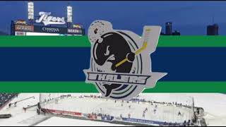 Plymouth Whalers 2013 Outdoor Game Goal Horn [upl. by Hedaza]