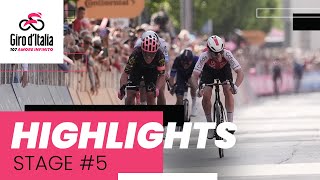 Giro dItalia 2024  Stage 5 Highlights [upl. by Rovaert]