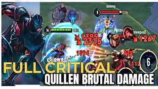 AOV  Quallen Best Item Full Critical Damage  From Top 1 Global Quillen [upl. by Ainafetse]