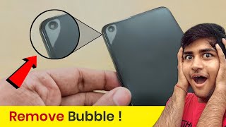 how to remove bubbles from tempered glass  Remove Air Bubbles from screen protector  realme 9 pro [upl. by Yntirb]