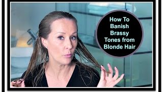 How To Banish Brassy Tones From Blondes [upl. by Salamone]