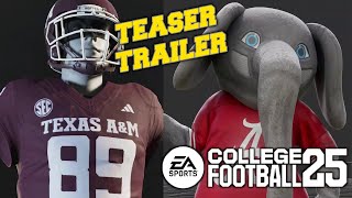 EA Sports College Football 25 Teaser Trailer Breakdown [upl. by Ariik]