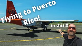 Flying to Vieques Puerto Rico Day 1 Vlog [upl. by Sidnee360]