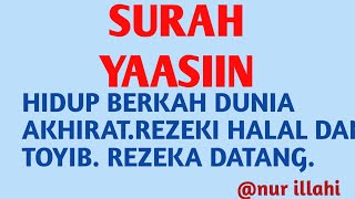 SURAH INI MEMBAWA BERKAH HIDUP DUNIA AKHIRAT MENDATANGKAN REZEKI INSYA ALLAH PUTAR AJA DENGARKAN [upl. by Daukas829]