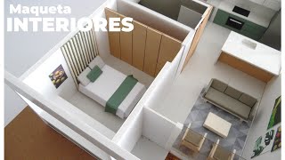 MAQUETA DE INTERIORES [upl. by Artsa]