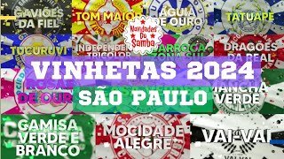 CONFIRA TODAS AS VINHETAS DO CARNAVAL GLOBELEZA 2024 DE SÃO PAULO [upl. by Hteb]