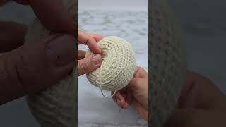 How to turn amigurumi ball into a cute pumpkin [upl. by Carin]